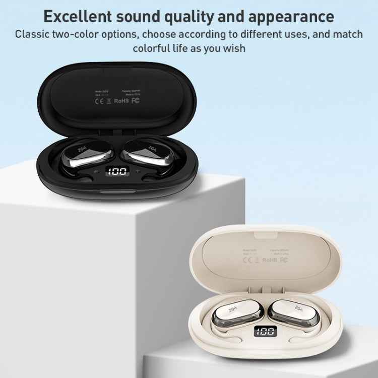 ZGA GS08 LED Digital Display Open Wireless Bluetooth Earphone