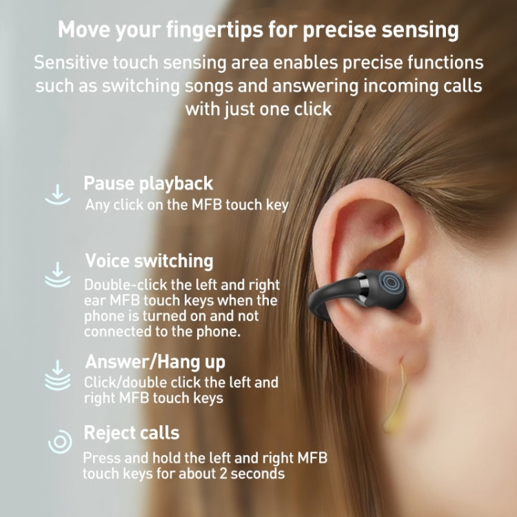 ZGA Symphony GS09S Air Conduction TWS Bluetooth Earphone