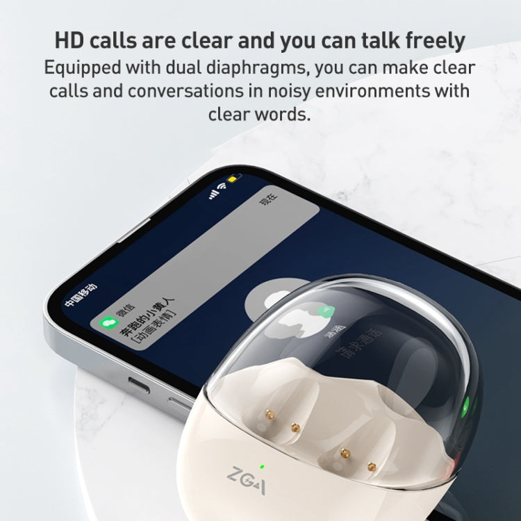 ZGA GS11 Amber True Wireless Bluetooth Earphone