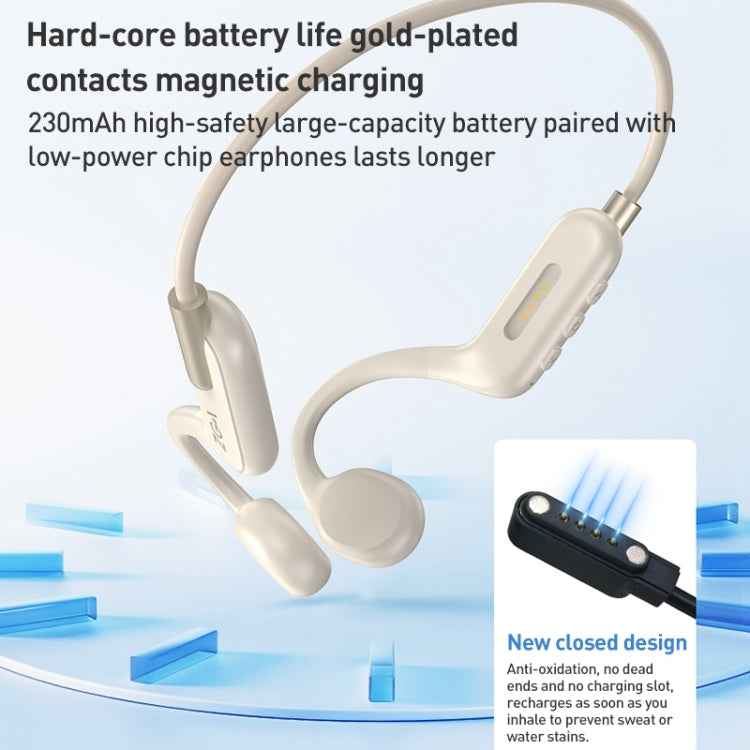 ZGA SP06 Waterproof Bone Conduction Bluetooth Sports Earphone