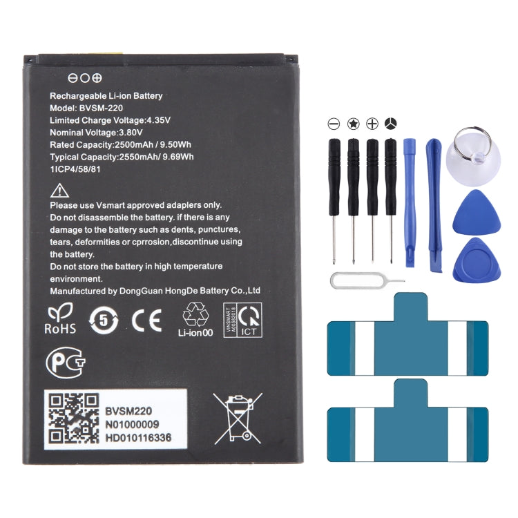 Battery Replacement, For VSMART BVSM-420 4450mAh, For VSMART BVSM-330 3520mAh, For VSMART BVSM-620 4000mAh, For VSMART BVSM-340 3500mAh, For Vsmart joy 3 plus BVSM-430 5000mAh, For VSMART BVSM-220 2550mAh, For VSMART BVSM-230 BVSM230 3000mAh�����������...