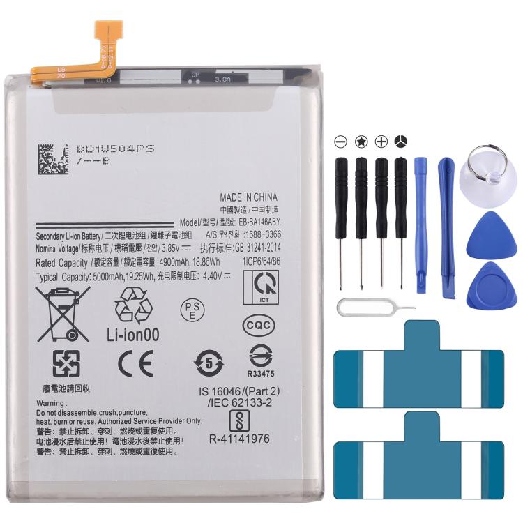 Battery Replacement, For Galaxy A36 / A56 5000mAh, For Galaxy S25 S9310 4000mAh, For Galaxy S25+ S936E/W/B/N/U S9360 4900mAh, For Galaxy S25 Ultra S938B/N/W/U/Q SM-S9380 5000mAh, For Galaxy S24 FE 4700mAh, For Galaxy Z Flip6 2870mAh 1130mAh 1 Pair     ...