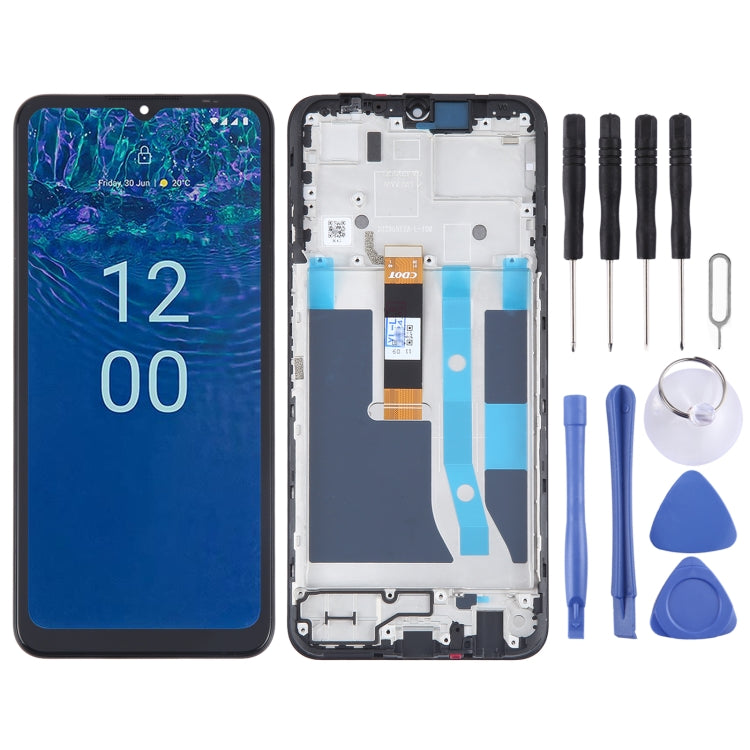 OEM LCD Screen Digitizer Full Assembly with Frame, For Nokia C210, For Nokia G310, For Nokia G42, For Nokia G60