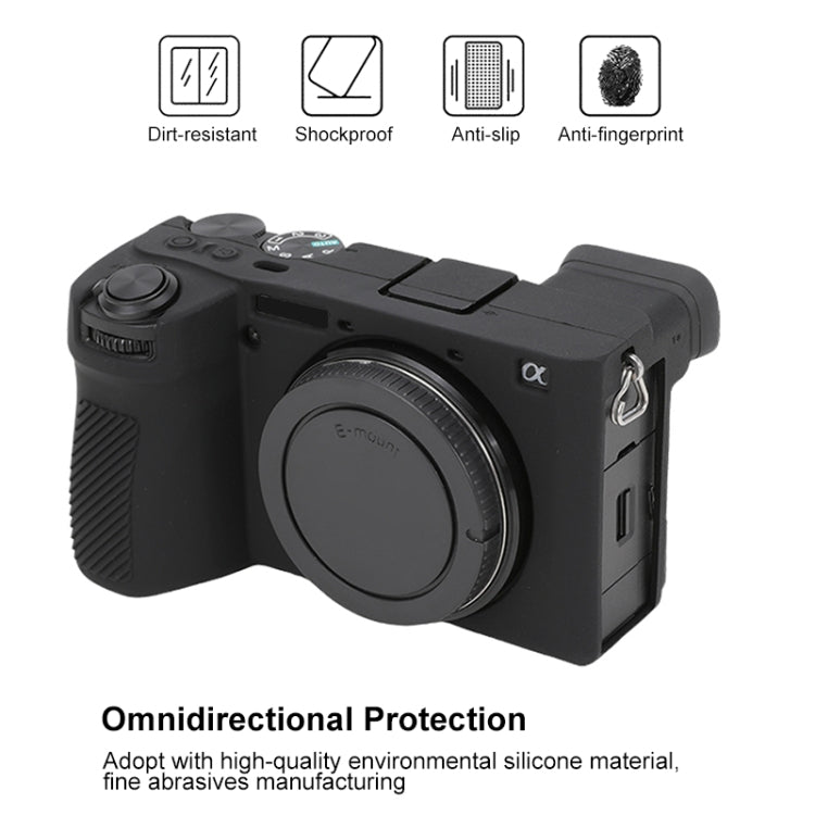 Glossy Soft Silicone Protective Case, For Sony ILCE-6700 / A6700, For Sony ILCE-7CM2 / A7C II / A7CR