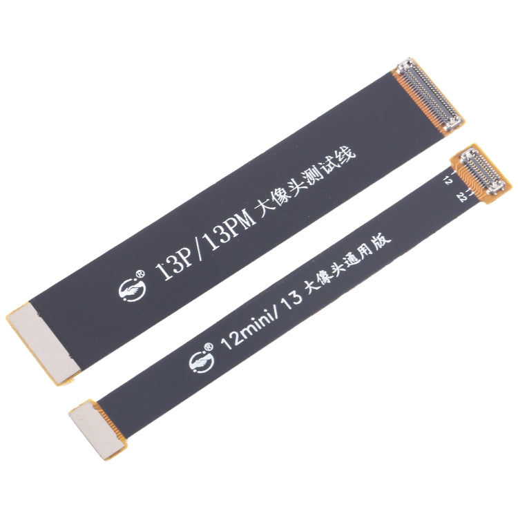 2pcs/Set Rear Camera Extension Test Flex Cable, For iPhone 14 Pro, For iPhone 14 Pro Max, For iPhone 13 Pro Max, For iPhone 13 Pro, For iPhone XS / XS Max, For iPhone X, For iPhone 8 / 8 Plus, For iPhone 7 / 7 Plus