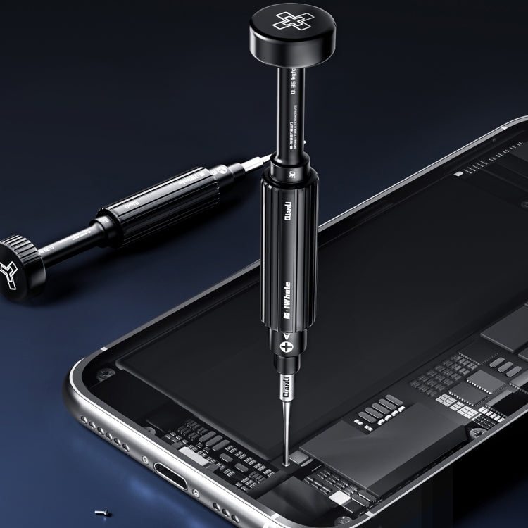 QianLi iWhale Special S2 Steel Magnetic Torque 3D Screwdriver, A Phillips 0.35, B Tri-point 0.35, C Pentalobe 0.35, D Pinhead Phillips 0.35, E T2 Torx 0.35