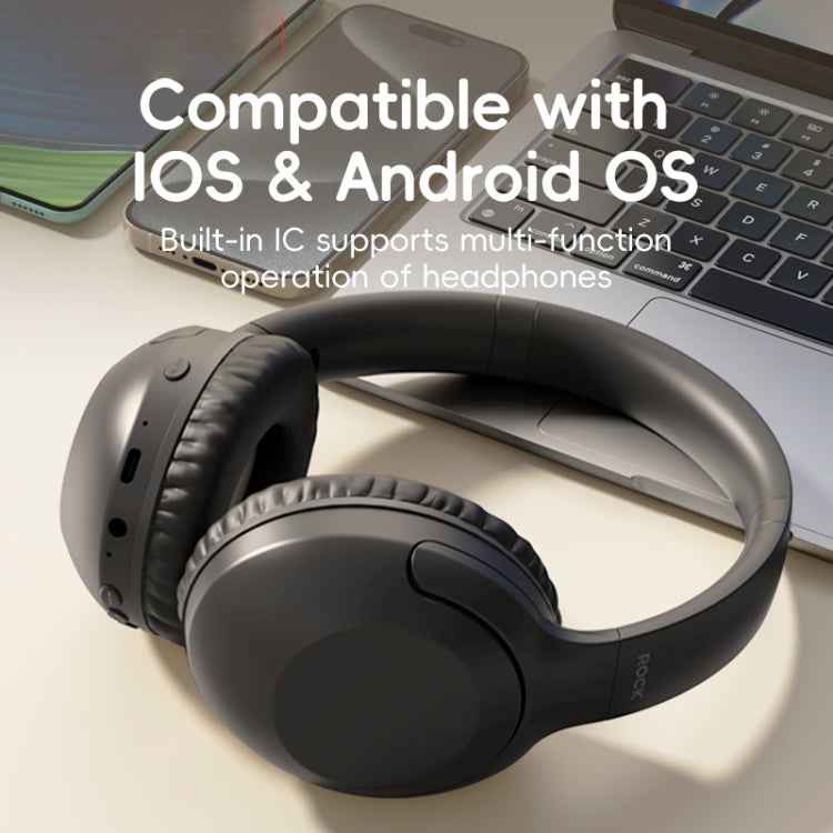 ROCK O3 Head-mounted Noise Reduction Bluetooth Headset