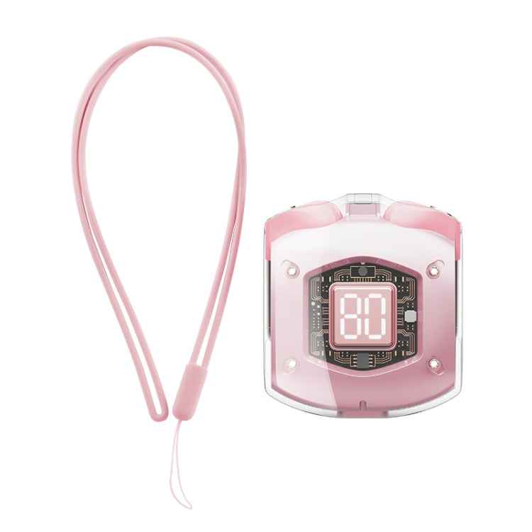 ROCK RAU0766 Bubble Transparent TWS Wireless Bluetooth Earphone with Lanyard
