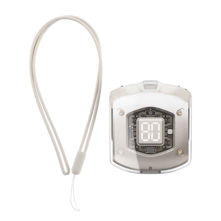 ROCK RAU0766 Bubble Transparent TWS Wireless Bluetooth Earphone with Lanyard