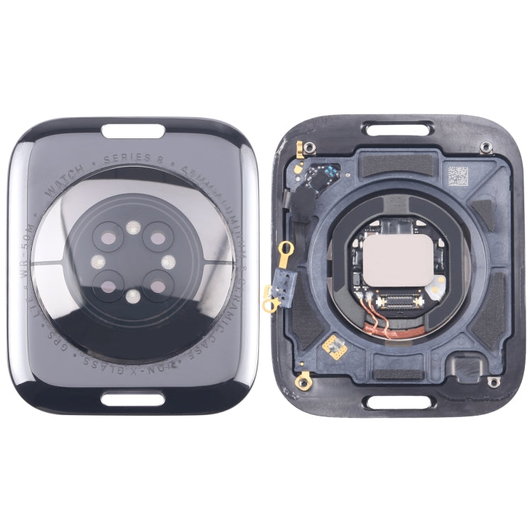 Glass Back Cover With Charging Module, For Apple Watch Series 9 41mm GPS, For Apple Watch Series 8 41mm GPS, For Apple Watch Series 8 45mm LTE, For Apple Watch Series 7 41mm GPS, For Apple Watch Series 7 45mm LTE