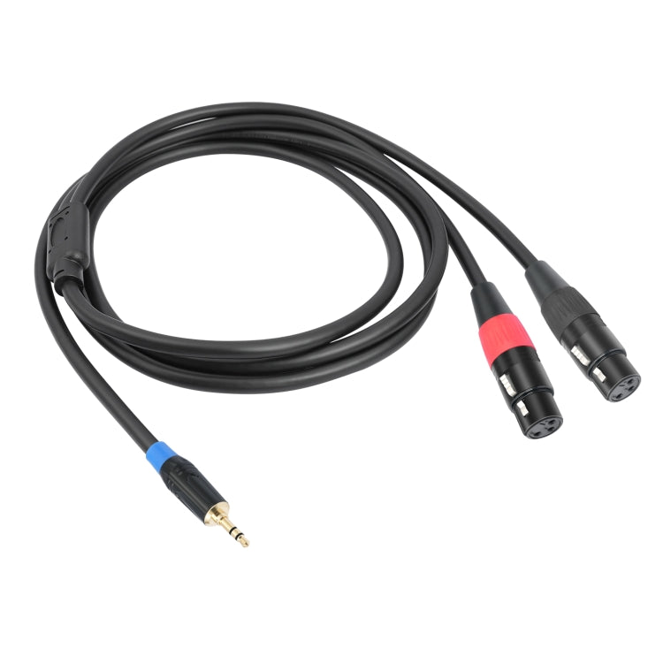 TC195BUXK107RE 3.5mm Male to Dual XLR 3pin Female Audio Cable, 1m, 2m, 3m