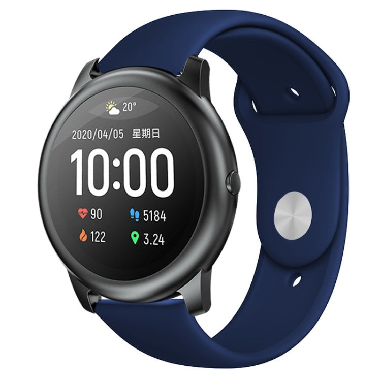 Silicone Reverse Buckle Replacement Wrist Strap, For Xiaomi Haylou Solar
