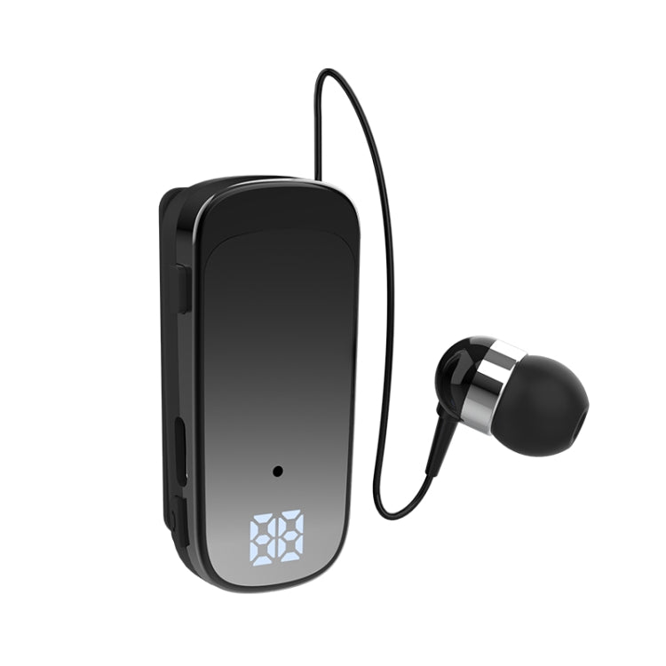 K65 Business Lavalier Retractable Cable Bluetooth Earphone