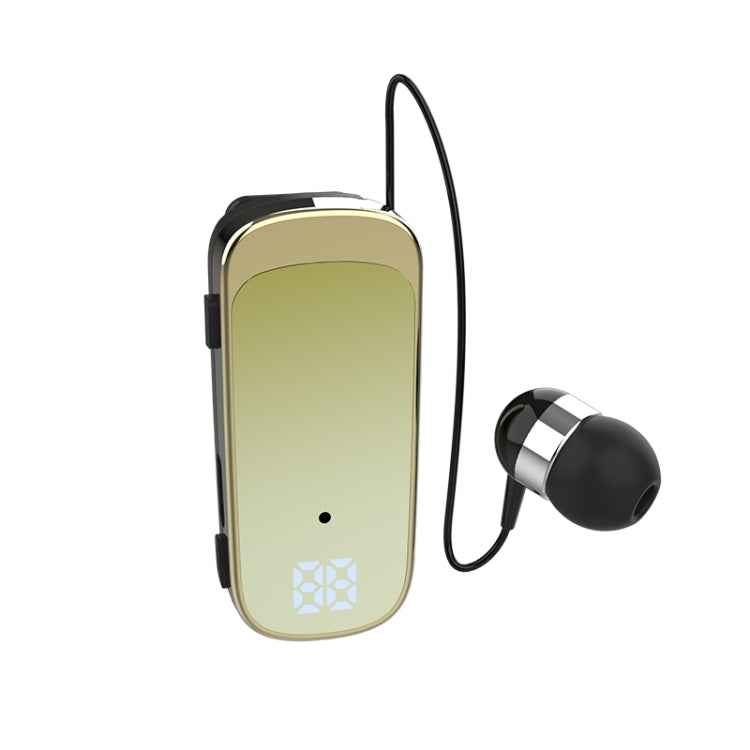 K65 Business Lavalier Retractable Cable Bluetooth Earphone