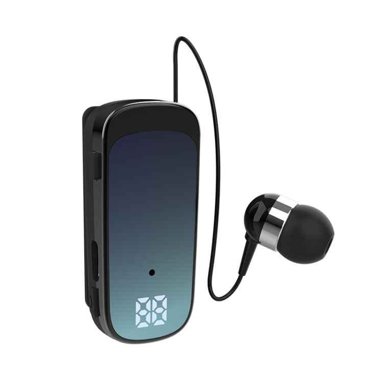 K65 Business Lavalier Retractable Cable Bluetooth Earphone