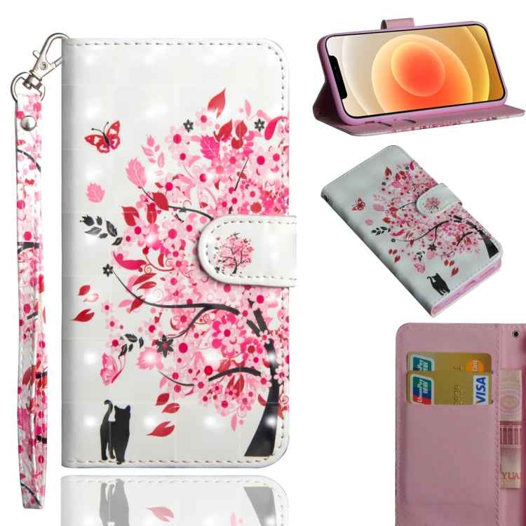 3D Painting Pattern Horizontal Flip TPU + PU Leather Case with Holder & Card Slots & Wallet, For iPhone 12 mini, For iPhone 12 / 12 Pro, For iPhone 12 Pro Max, For Xiaomi Redmi 9