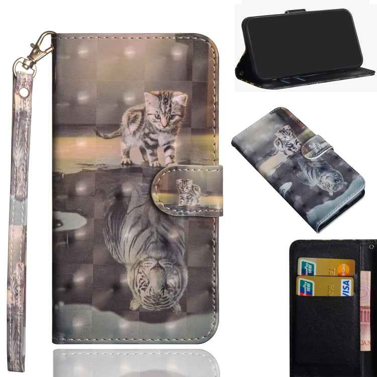 3D Painting Pattern Horizontal Flip TPU + PU Leather Case with Holder & Card Slots & Wallet, For Xiaomi Redmi 9A, For Xiaomi Redmi 9C, For Huawei Honor 9A, For Motorola G8 Power Lite