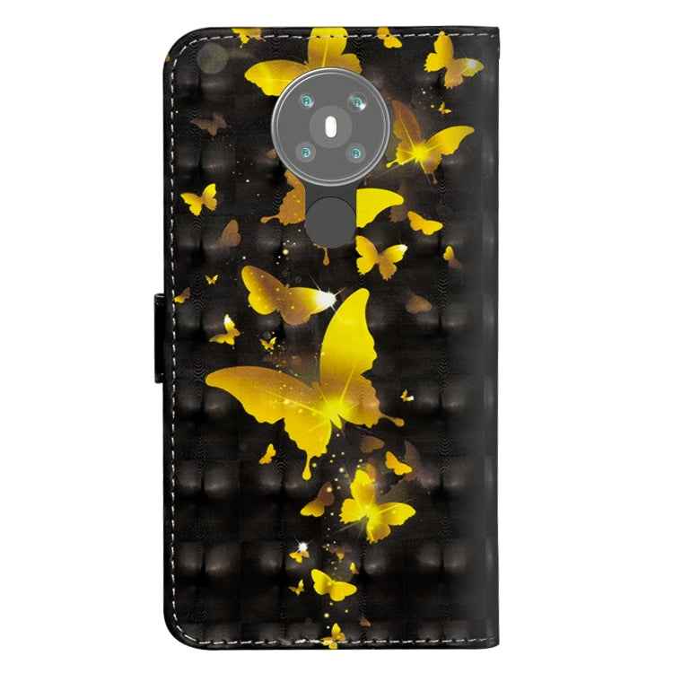 3D Painting Pattern Horizontal Flip TPU + PU Leather Case with Holder & Card Slots & Wallet, For Nokia 5.3, For Samsung Galaxy Note 20, For Samsung Galaxy Note 20 Ultra