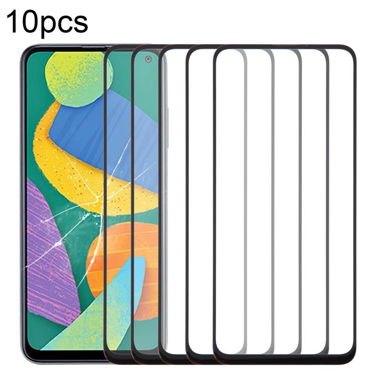 10pcs Front Screen Outer Glass Lens with OCA Optically Clear Adhesive, For Samsung Galaxy F15 SM-E156B, For Samsung Galaxy A15 5G SM-A156B, For Samsung Galaxy A55 SM-A556B, For Samsung Galaxy A35 SM-A356B, For Samsung Galaxy S24+ SM-S926B��������������...