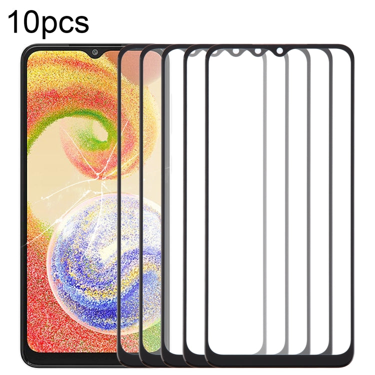 10pcs Front Screen Outer Glass Lens with OCA Optically Clear Adhesive, For Samsung Galaxy F15 SM-E156B, For Samsung Galaxy A15 5G SM-A156B, For Samsung Galaxy A55 SM-A556B, For Samsung Galaxy A35 SM-A356B, For Samsung Galaxy S24+ SM-S926B��������������...