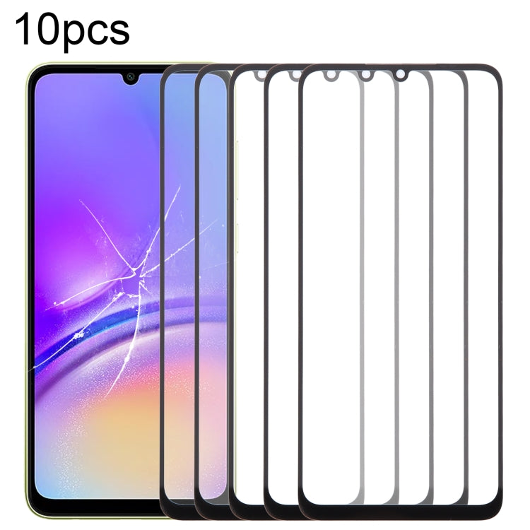 10pcs Front Screen Outer Glass Lens with OCA Optically Clear Adhesive, For Samsung Galaxy F15 SM-E156B, For Samsung Galaxy A15 5G SM-A156B, For Samsung Galaxy A55 SM-A556B, For Samsung Galaxy A35 SM-A356B, For Samsung Galaxy S24+ SM-S926B��������������...
