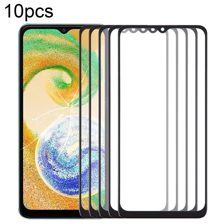 10pcs Front Screen Outer Glass Lens with OCA Optically Clear Adhesive, For Samsung Galaxy F15 SM-E156B, For Samsung Galaxy A15 5G SM-A156B, For Samsung Galaxy A55 SM-A556B, For Samsung Galaxy A35 SM-A356B, For Samsung Galaxy S24+ SM-S926B��������������...