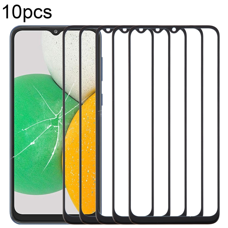 10pcs Front Screen Outer Glass Lens with OCA Optically Clear Adhesive, For Samsung Galaxy F15 SM-E156B, For Samsung Galaxy A15 5G SM-A156B, For Samsung Galaxy A55 SM-A556B, For Samsung Galaxy A35 SM-A356B, For Samsung Galaxy S24+ SM-S926B��������������...