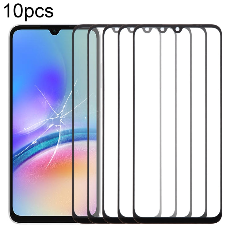 10pcs Front Screen Outer Glass Lens with OCA Optically Clear Adhesive, For Samsung Galaxy F15 SM-E156B, For Samsung Galaxy A15 5G SM-A156B, For Samsung Galaxy A55 SM-A556B, For Samsung Galaxy A35 SM-A356B, For Samsung Galaxy S24+ SM-S926B��������������...