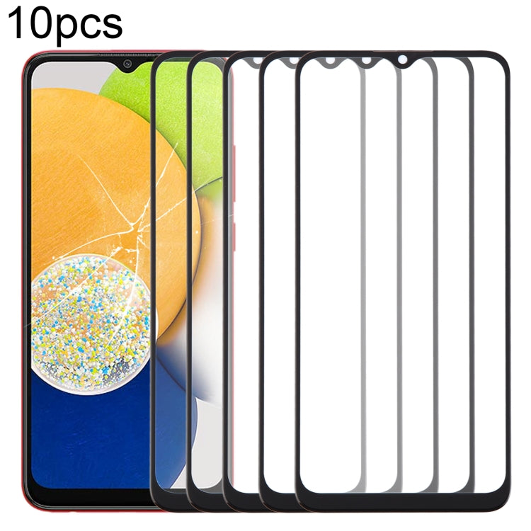 10pcs Front Screen Outer Glass Lens with OCA Optically Clear Adhesive, For Samsung Galaxy F15 SM-E156B, For Samsung Galaxy A15 5G SM-A156B, For Samsung Galaxy A55 SM-A556B, For Samsung Galaxy A35 SM-A356B, For Samsung Galaxy S24+ SM-S926B��������������...