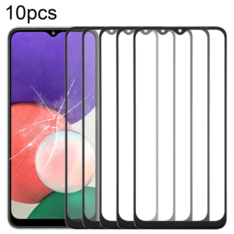 10pcs Front Screen Outer Glass Lens with OCA Optically Clear Adhesive, For Samsung Galaxy F15 SM-E156B, For Samsung Galaxy A15 5G SM-A156B, For Samsung Galaxy A55 SM-A556B, For Samsung Galaxy A35 SM-A356B, For Samsung Galaxy S24+ SM-S926B��������������...