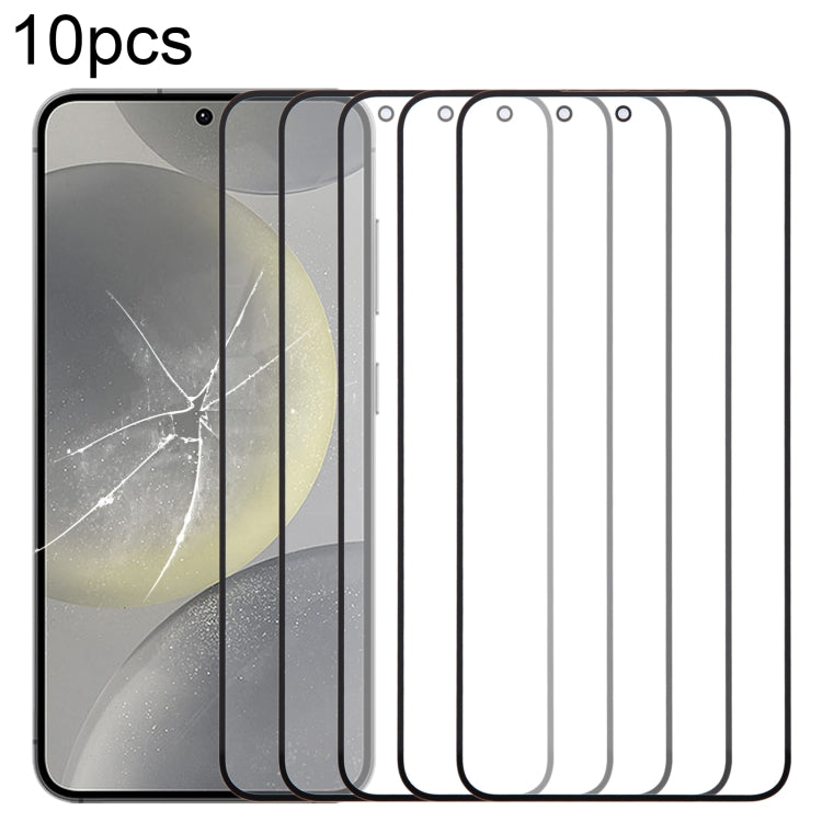 10pcs Front Screen Outer Glass Lens with OCA Optically Clear Adhesive, For Samsung Galaxy F15 SM-E156B, For Samsung Galaxy A15 5G SM-A156B, For Samsung Galaxy A55 SM-A556B, For Samsung Galaxy A35 SM-A356B, For Samsung Galaxy S24+ SM-S926B��������������...