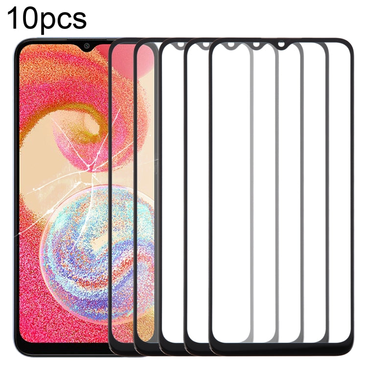 10pcs Front Screen Outer Glass Lens with OCA Optically Clear Adhesive, For Samsung Galaxy F15 SM-E156B, For Samsung Galaxy A15 5G SM-A156B, For Samsung Galaxy A55 SM-A556B, For Samsung Galaxy A35 SM-A356B, For Samsung Galaxy S24+ SM-S926B��������������...