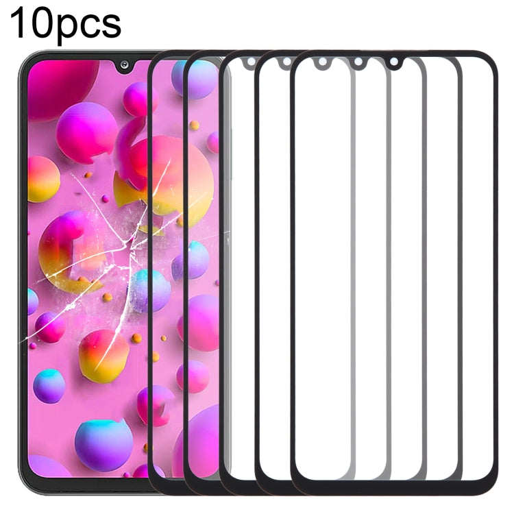 10pcs Front Screen Outer Glass Lens with OCA Optically Clear Adhesive, For Samsung Galaxy F15 SM-E156B, For Samsung Galaxy A15 5G SM-A156B, For Samsung Galaxy A55 SM-A556B, For Samsung Galaxy A35 SM-A356B, For Samsung Galaxy S24+ SM-S926B��������������...