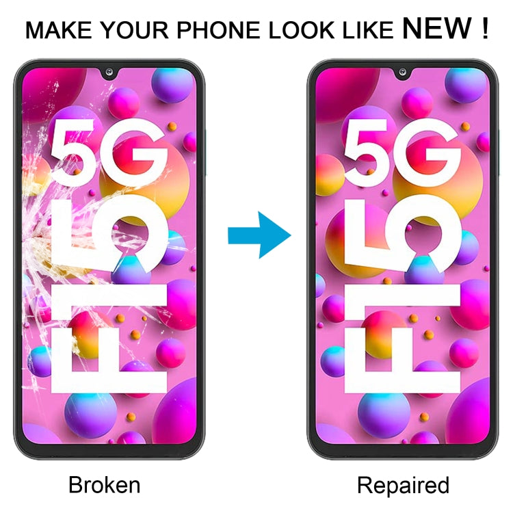 10pcs Front Screen Outer Glass Lens with OCA Optically Clear Adhesive, For Samsung Galaxy F15 SM-E156B, For Samsung Galaxy A15 5G SM-A156B, For Samsung Galaxy A55 SM-A556B, For Samsung Galaxy A35 SM-A356B, For Samsung Galaxy S24+ SM-S926B��������������...