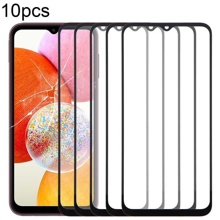 10pcs Front Screen Outer Glass Lens with OCA Optically Clear Adhesive, For Samsung Galaxy F15 SM-E156B, For Samsung Galaxy A15 5G SM-A156B, For Samsung Galaxy A55 SM-A556B, For Samsung Galaxy A35 SM-A356B, For Samsung Galaxy S24+ SM-S926B��������������...