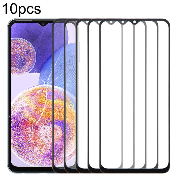 10pcs Front Screen Outer Glass Lens with OCA Optically Clear Adhesive, For Samsung Galaxy F15 SM-E156B, For Samsung Galaxy A15 5G SM-A156B, For Samsung Galaxy A55 SM-A556B, For Samsung Galaxy A35 SM-A356B, For Samsung Galaxy S24+ SM-S926B��������������...
