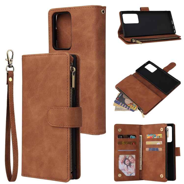 Multifunctional Retro Frosted Horizontal Flip Leather Case with Card Slot & Holder & Zipper Wallet & Photo Frame & Lanyard, For iPhone 12 Pro Max, For iPhone 12 / 12 Pro, For iPhone 12 mini, For Samsung Galaxy A11, For Samsung Galaxy A21s              ...
