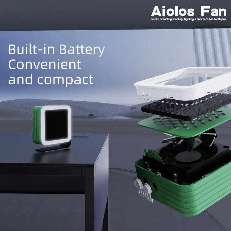 2UUL Aiolos Cooling + Lighting + Smoke Extraction Integrated Machine, Aiolos