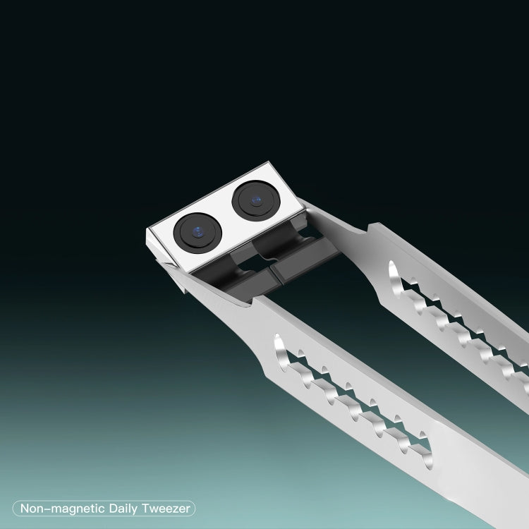 2UUL Non-magnetic Stainless Stencil Tweezers with Holes, TW21, TW22