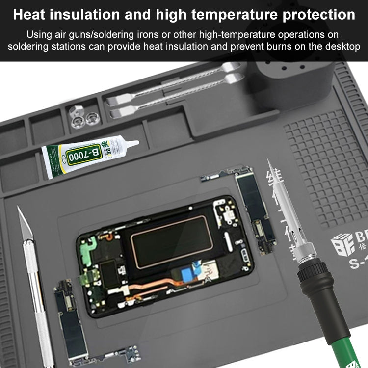 BEST S-190 High-temperature Resistant Silicone Pad Workbench Pad