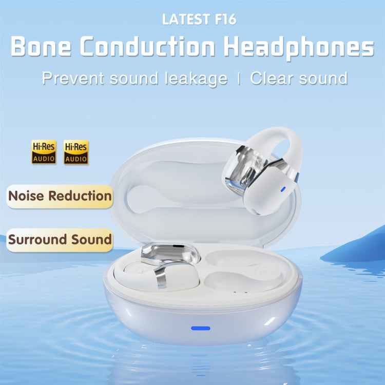 Hileo F16 TWS Touch Control IPX5 Waterproof Sports Earclip Noise Cancelation Earphones