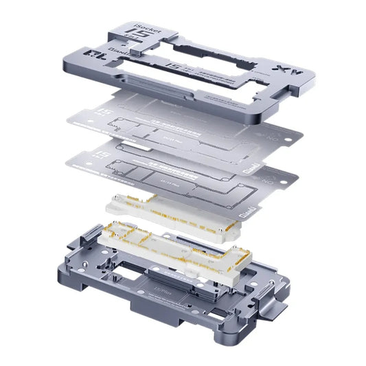 QianLi iSocket Series 8 in 1 Motherboard Layered Test Stand For iPhone 15 Series, QianLi iSocket Series For iPhone 15 Series