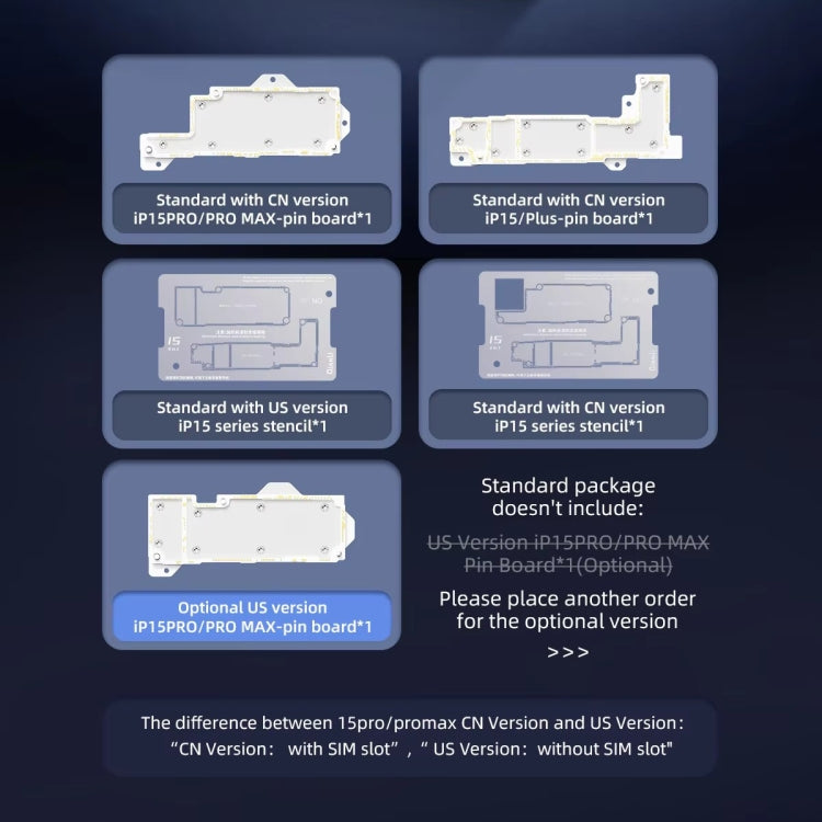 QianLi iSocket Series 8 in 1 Motherboard Layered Test Stand For iPhone 15 Series, QianLi iSocket Series For iPhone 15 Series