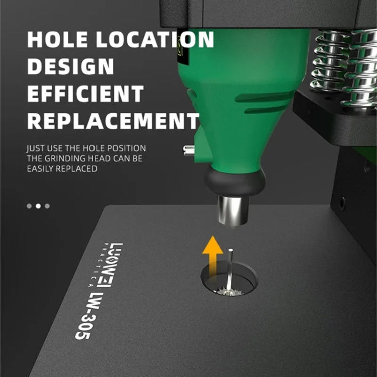 Luowei LW-305 Dual Axis Multifunctional Screen IC and Camera Outer Iron Ring Grinding Platform, LW-305