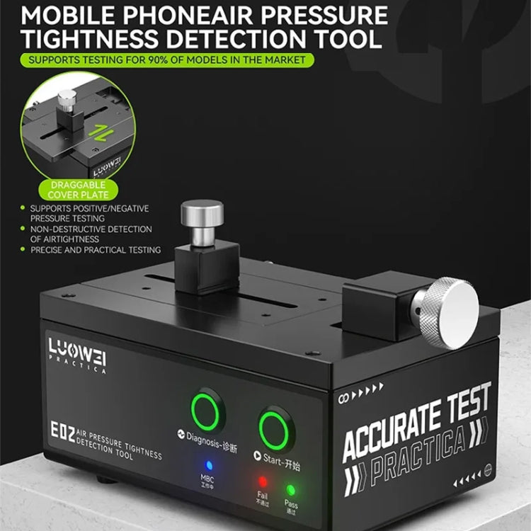 Luowei LW-E02 Phone Airtightness Electric Tester Supports Positive / Negative Pressure Test, US Plug, LW-E02