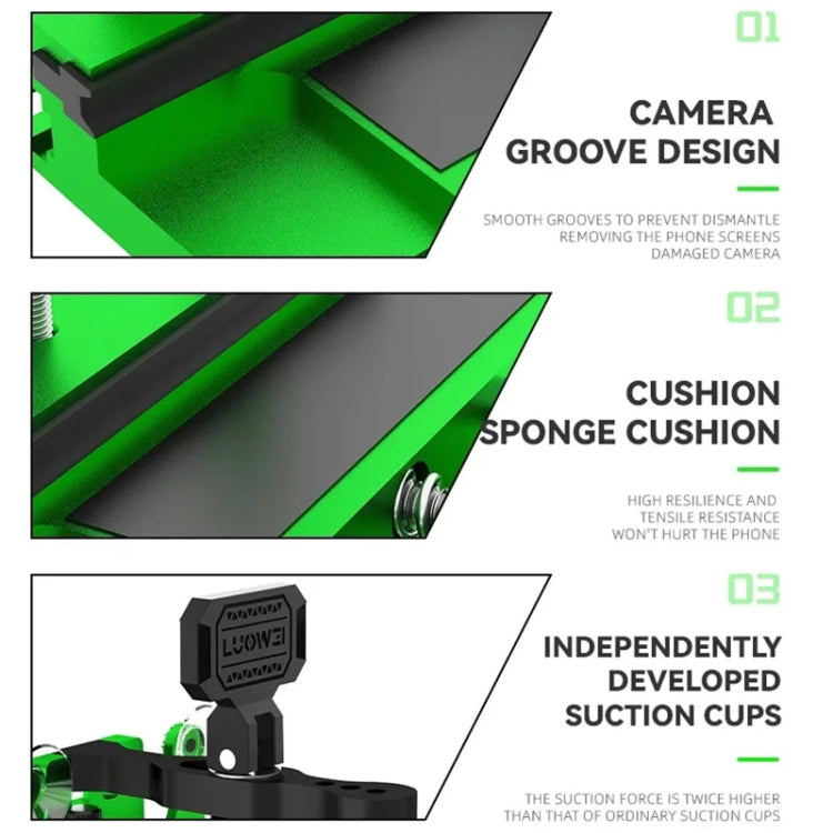 Luowei LW-301 Pro 4 in 1 Phone Screen Separation Fixture with Side Hanging Suction Cup, LW-301