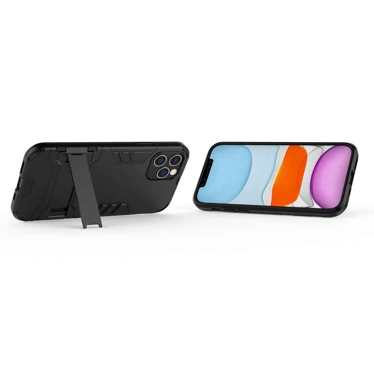 PC + TPU Shockproof Protective Case with Invisible Holder, For iPhone 12 / 12 Pro, For iPhone 12 mini, For OPPO Realme C11, For Vivo X50 Pro+, For Samsung Galaxy M01