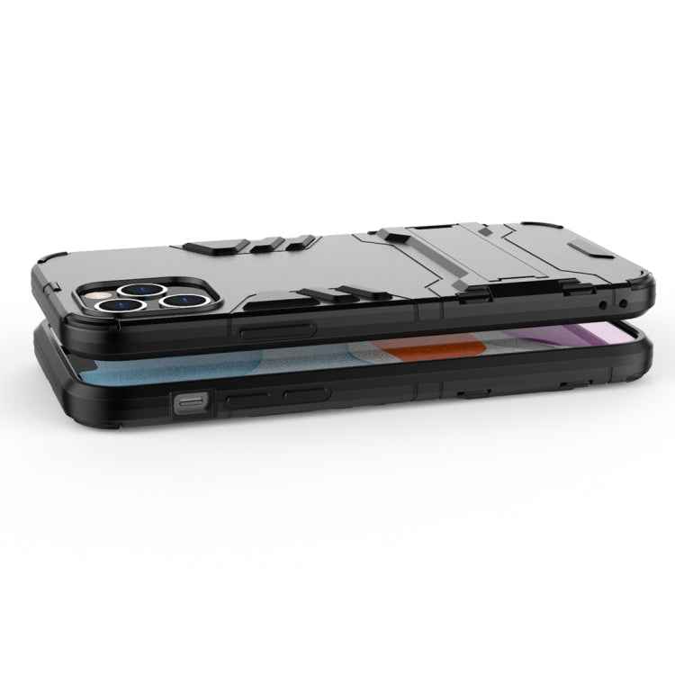 PC + TPU Shockproof Protective Case with Invisible Holder, For iPhone 12 / 12 Pro, For iPhone 12 mini, For OPPO Realme C11, For Vivo X50 Pro+, For Samsung Galaxy M01