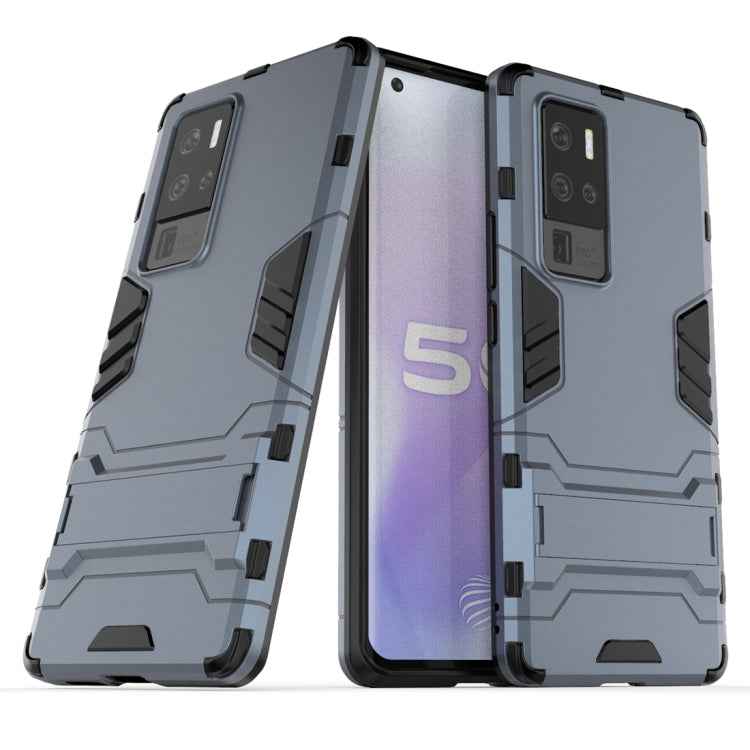 PC + TPU Shockproof Protective Case with Invisible Holder, For iPhone 12 / 12 Pro, For iPhone 12 mini, For OPPO Realme C11, For Vivo X50 Pro+, For Samsung Galaxy M01
