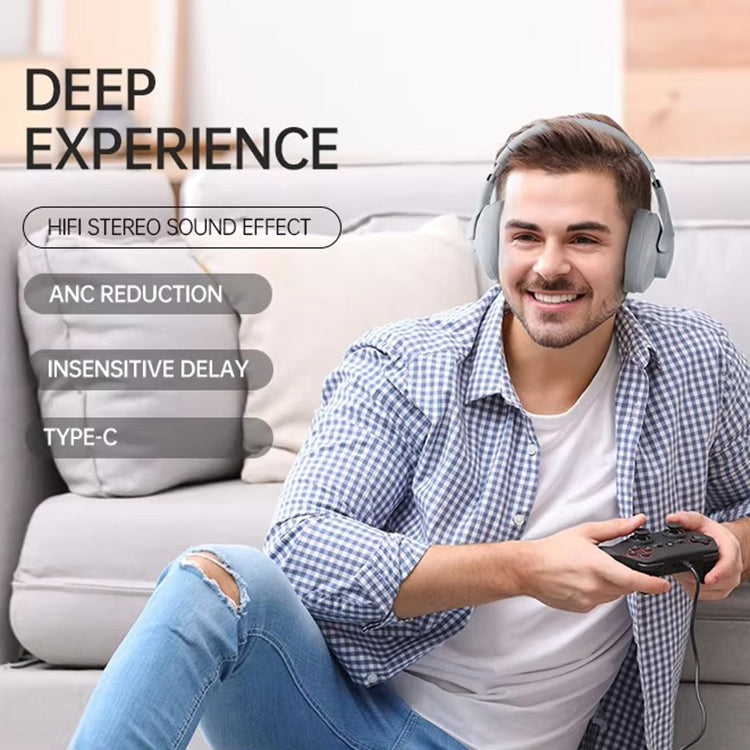 BT048 ANC Noise Reduction Bluetooth 5.3 Wireless Headset